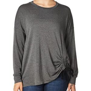 PerSeption Concept Grayish Green Long Sleeve Top